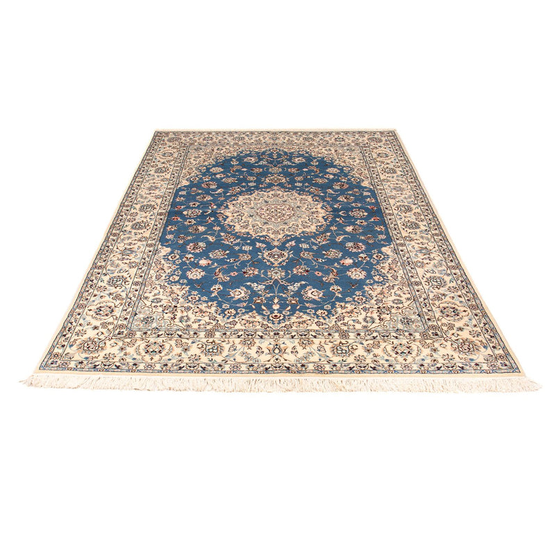 Alfombra Persa - Nain - Prima - 233 x 155 cm - azul oscuro