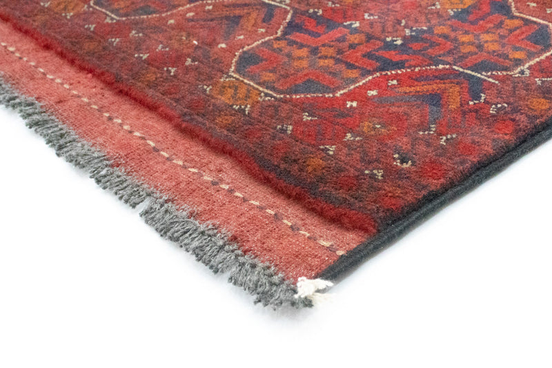 Alfombra de pasillo Alfombra afgana - Kunduz - 294 x 80 cm - rojo