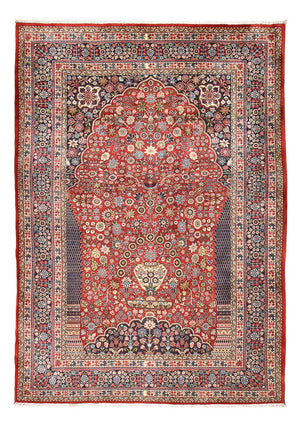 Alfombra persa - Ghom - 300 x 205 cm - rojo claro