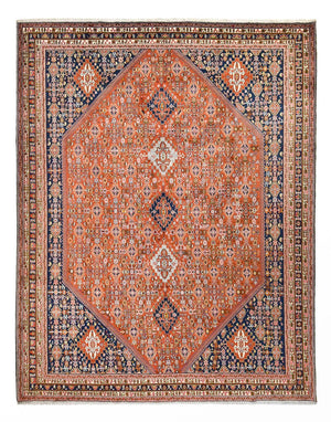 Alfombra Gabbeh - Persa Kashkuli - 380 x 294 cm - óxido