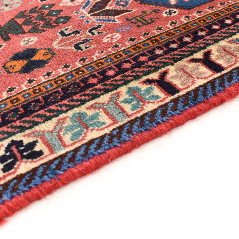 Alfombra de pasillo Alfombra Gabbeh - Persa Kashkuli - 296 x 80 cm - rojo