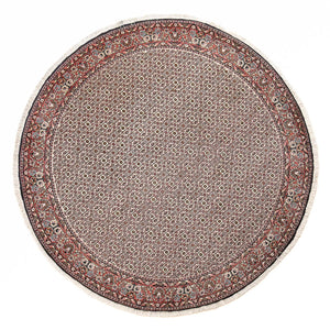 Alfombra persa - Bidjar redondo  - 250 x 250 cm - gris claro
