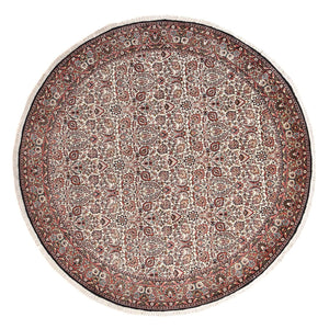 Alfombra persa - Bidjar redondo  - 250 x 250 cm - óxido