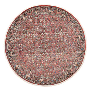 Alfombra persa - Bidjar redondo  - 250 x 250 cm - óxido