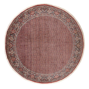 Alfombra persa - Bidjar redondo  - 300 x 300 cm - óxido