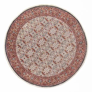 Alfombra persa - Bidjar redondo  - 255 x 255 cm - rojo claro