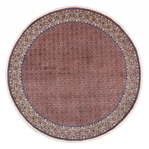 Alfombra persa - Bidjar redondo  - 300 x 300 cm - óxido