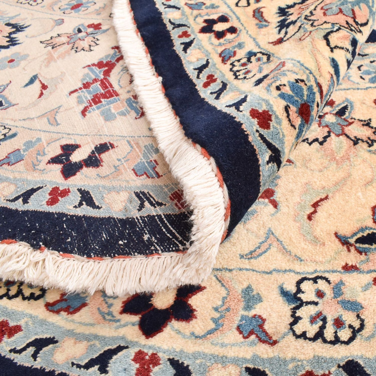 Alfombra persa - Clásica - 240 x 240 cm - azul oscuro