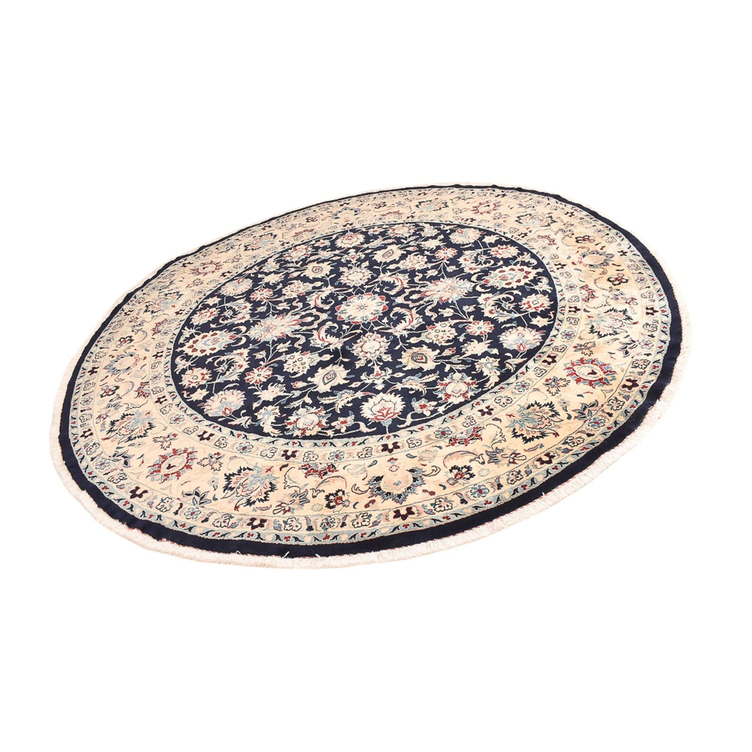 Alfombra persa - Clásica - 240 x 240 cm - azul oscuro