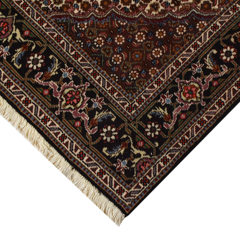 Alfombra Persa - Tabriz - Real - 204 x 150 cm - marrón oscuro