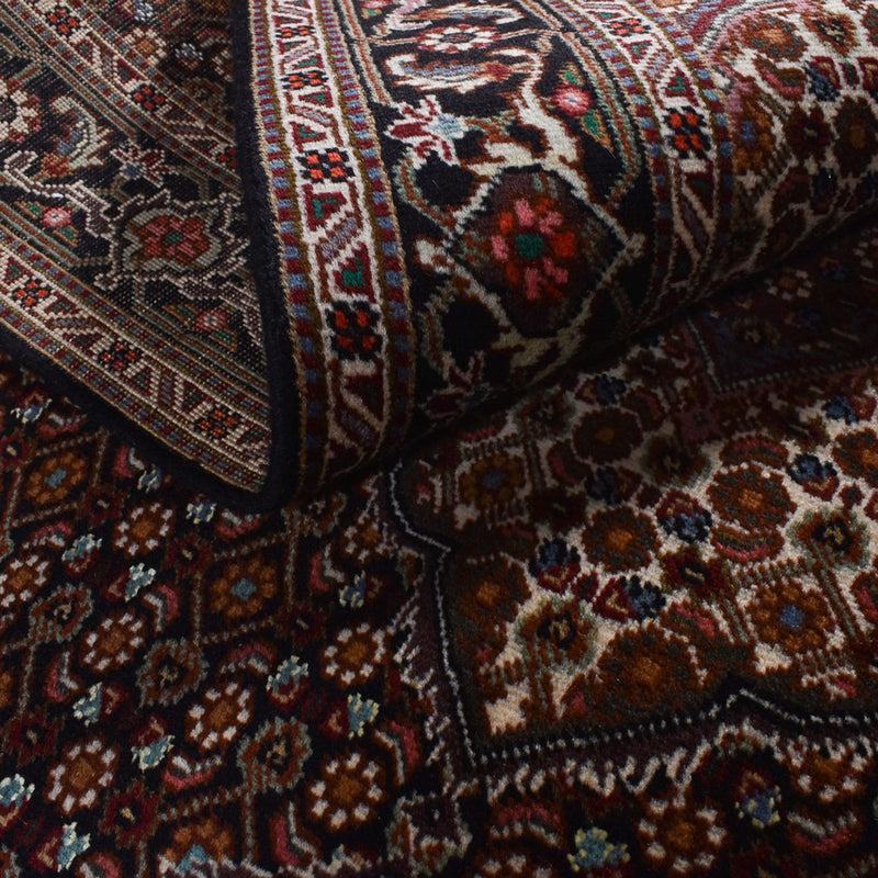 Alfombra Persa - Tabriz - Real - 204 x 150 cm - marrón oscuro