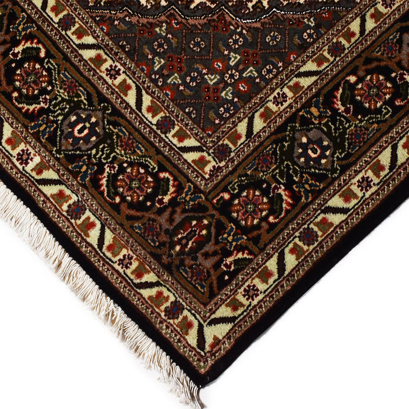 Alfombra Persa - Tabriz - Real - 210 x 152 cm - marrón oscuro