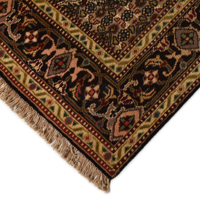 Alfombra Persa - Tabriz - Real - 203 x 148 cm - marrón oscuro