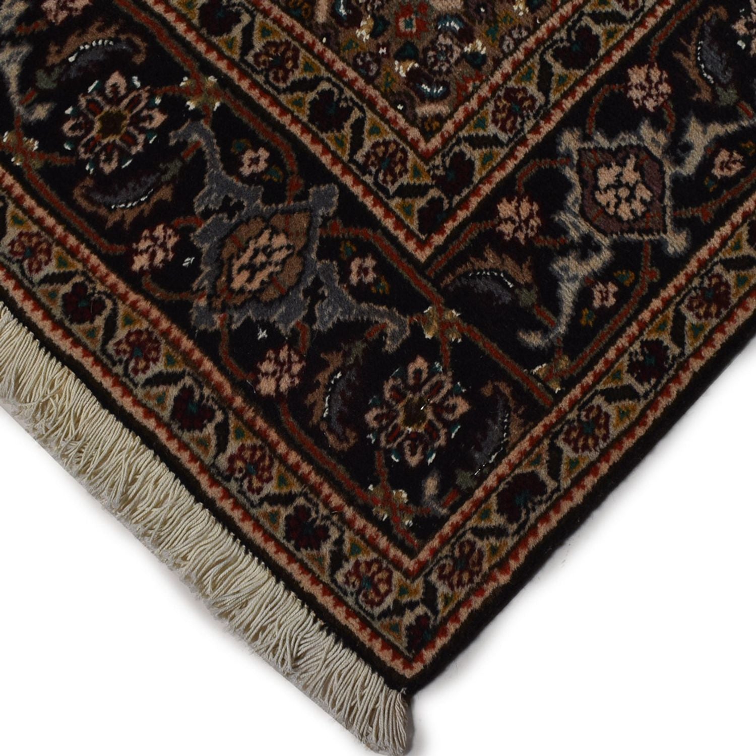 Alfombra Persa - Tabriz - Real - 192 x 153 cm - marrón oscuro
