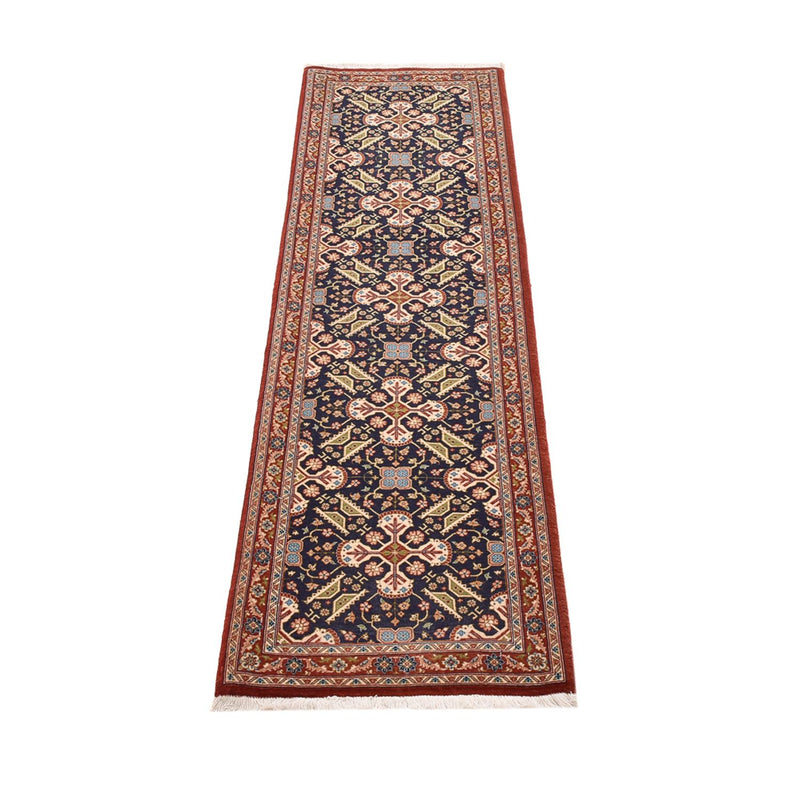 Alfombra de pasillo Alfombra Persa - Ghom - Royal - 202 x 52 cm - beige oscuro
