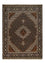 Alfombra Persa - Tabriz - Real - 198 x 148 cm - marrón oscuro