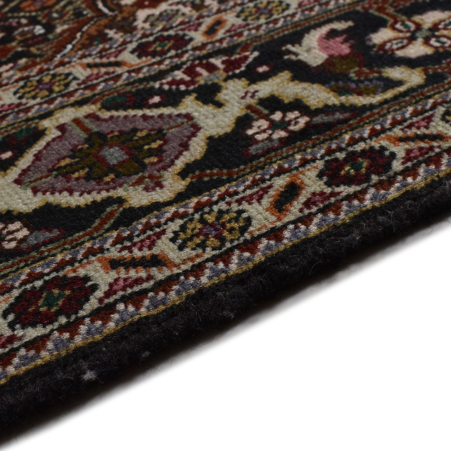 Alfombra Persa - Tabriz - Real - 198 x 148 cm - marrón oscuro