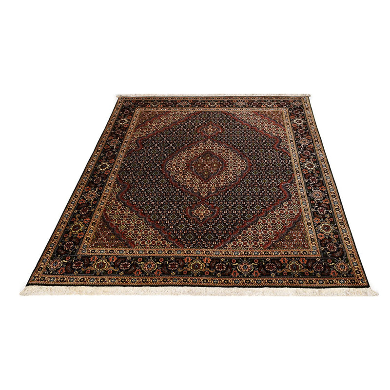 Alfombra Persa - Tabriz - Real - 202 x 150 cm - azul oscuro