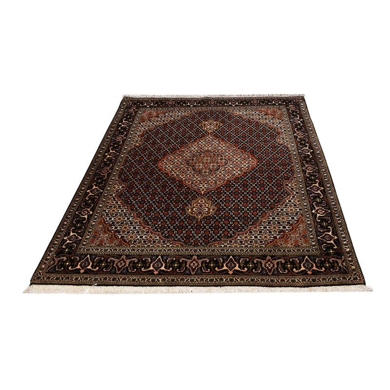 Alfombra Persa - Tabriz - Real - 210 x 154 cm - marrón oscuro