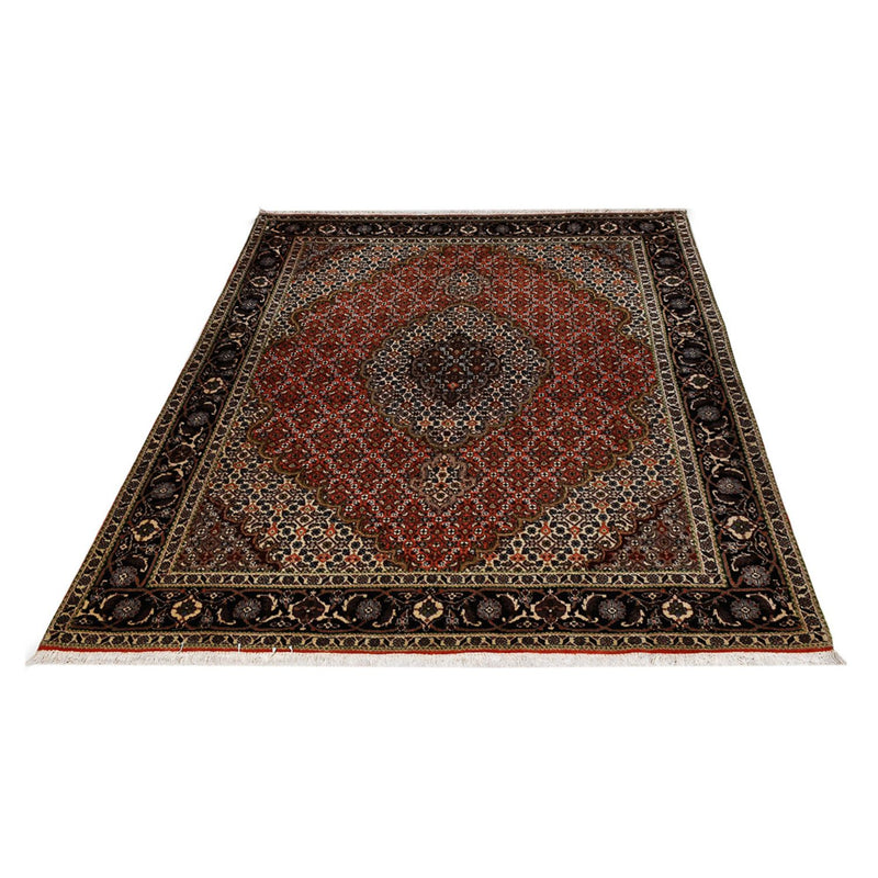 Alfombra Persa - Tabriz - Real - 206 x 150 cm - rojo