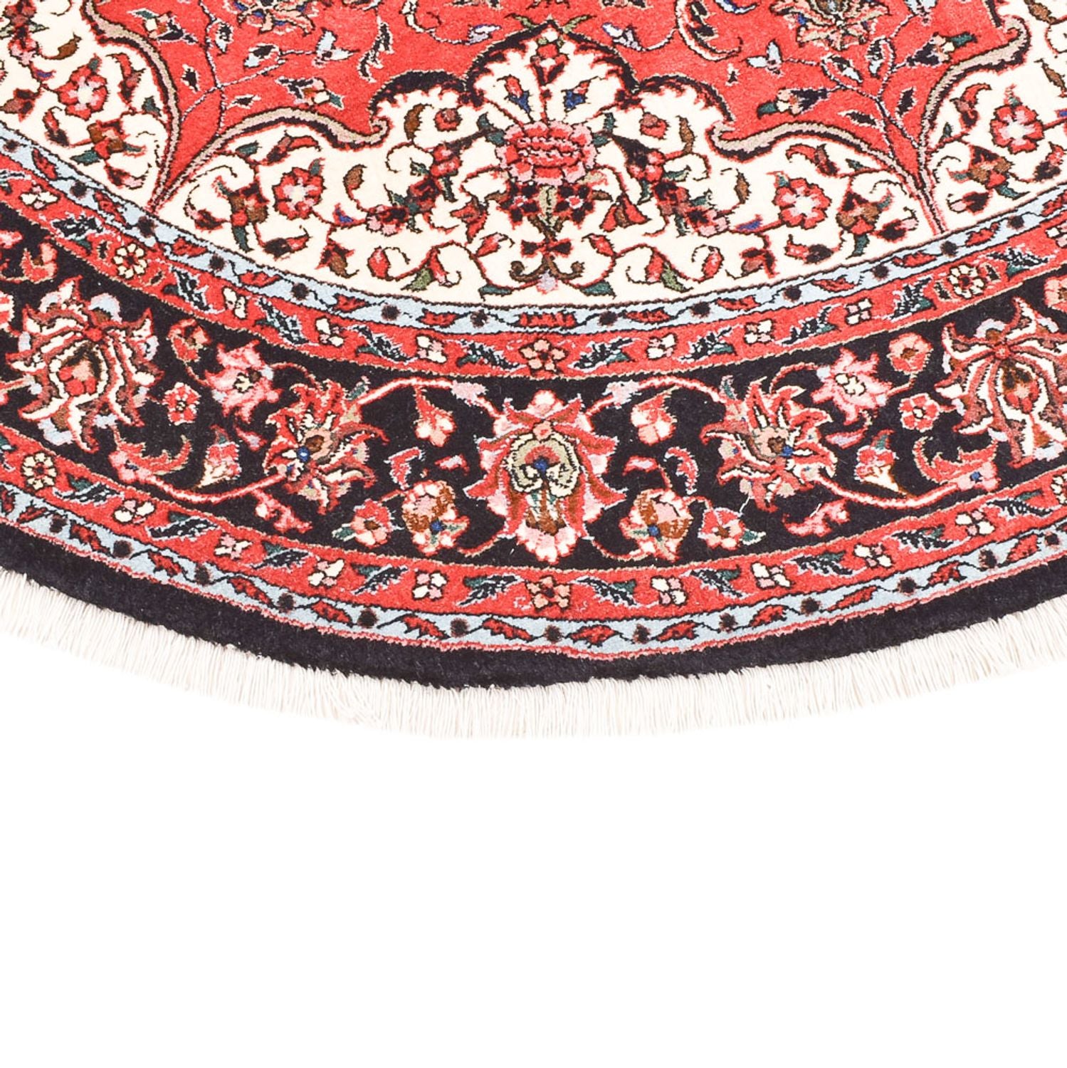 Alfombra persa - Bidjar redondo  - 150 x 150 cm - rojo