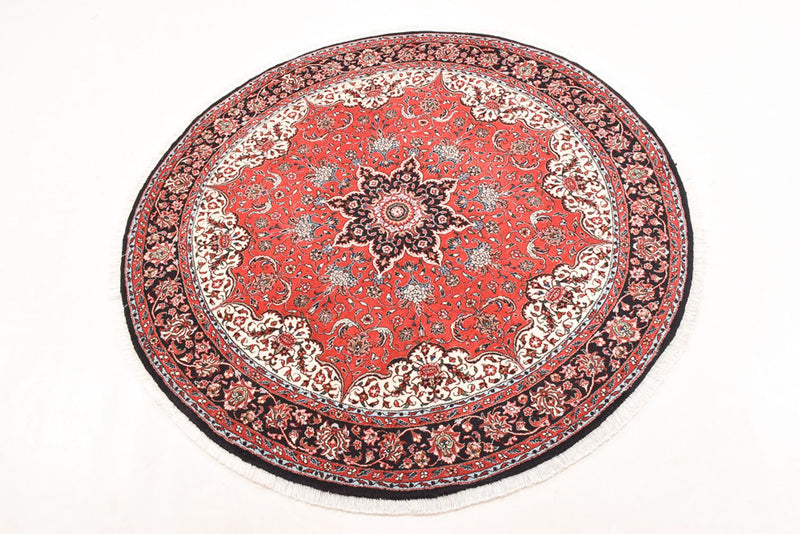 Alfombra persa - Bidjar redondo  - 150 x 150 cm - rojo
