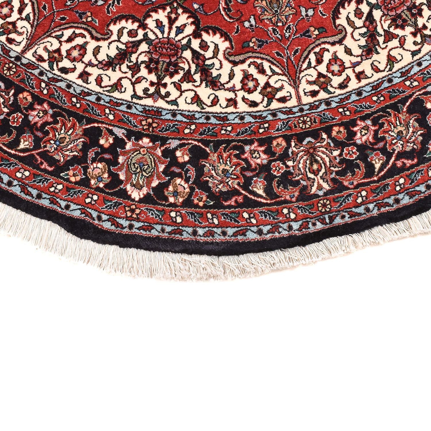 Alfombra persa - Bidjar redondo  - 150 x 150 cm - rojo