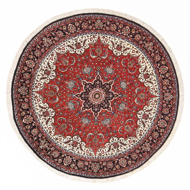 Alfombra persa - Bidjar redondo  - 150 x 150 cm - rojo