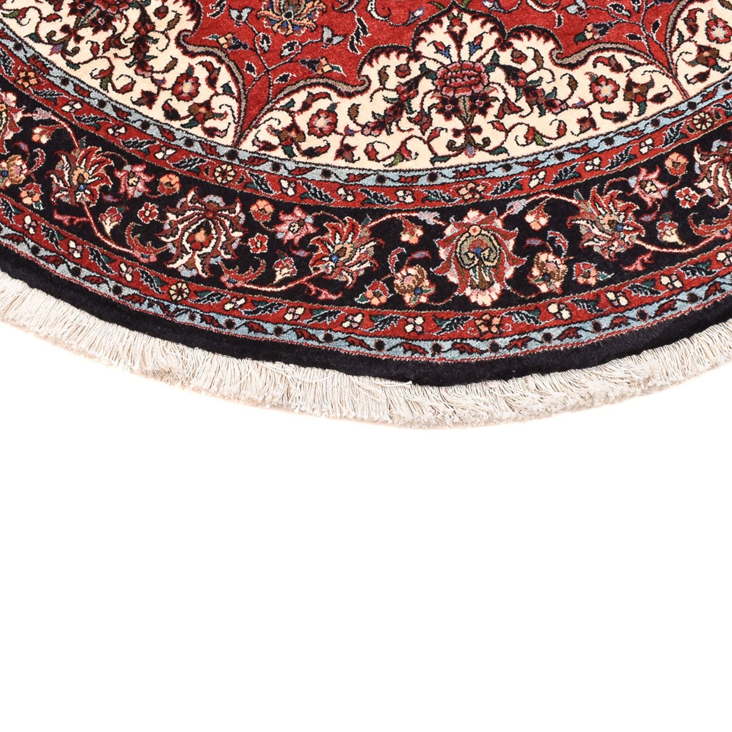 Alfombra persa - Bidjar redondo  - 150 x 150 cm - rojo