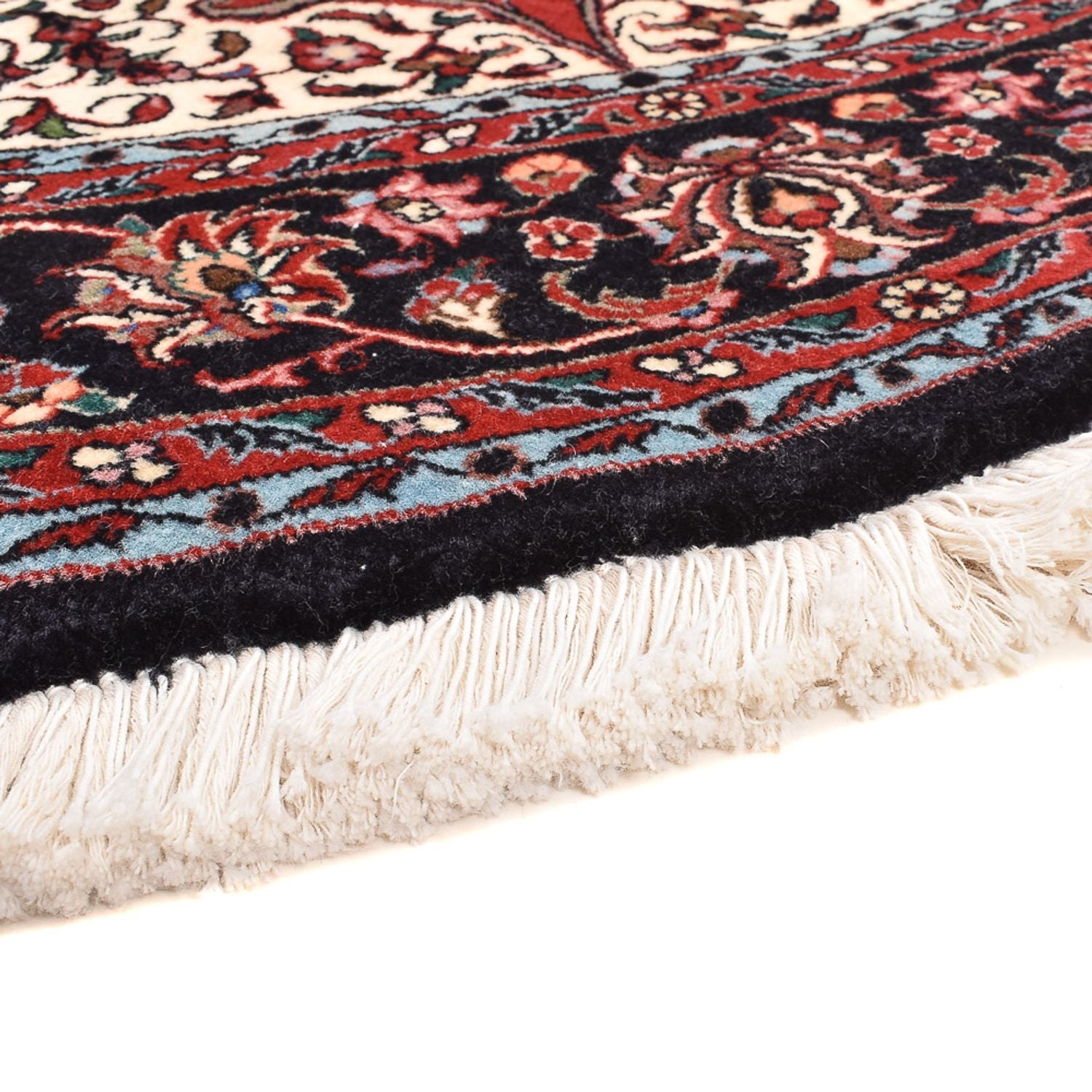 Alfombra persa - Bidjar redondo  - 150 x 150 cm - rojo