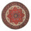 Alfombra persa - Bidjar redondo  - 150 x 150 cm - rojo