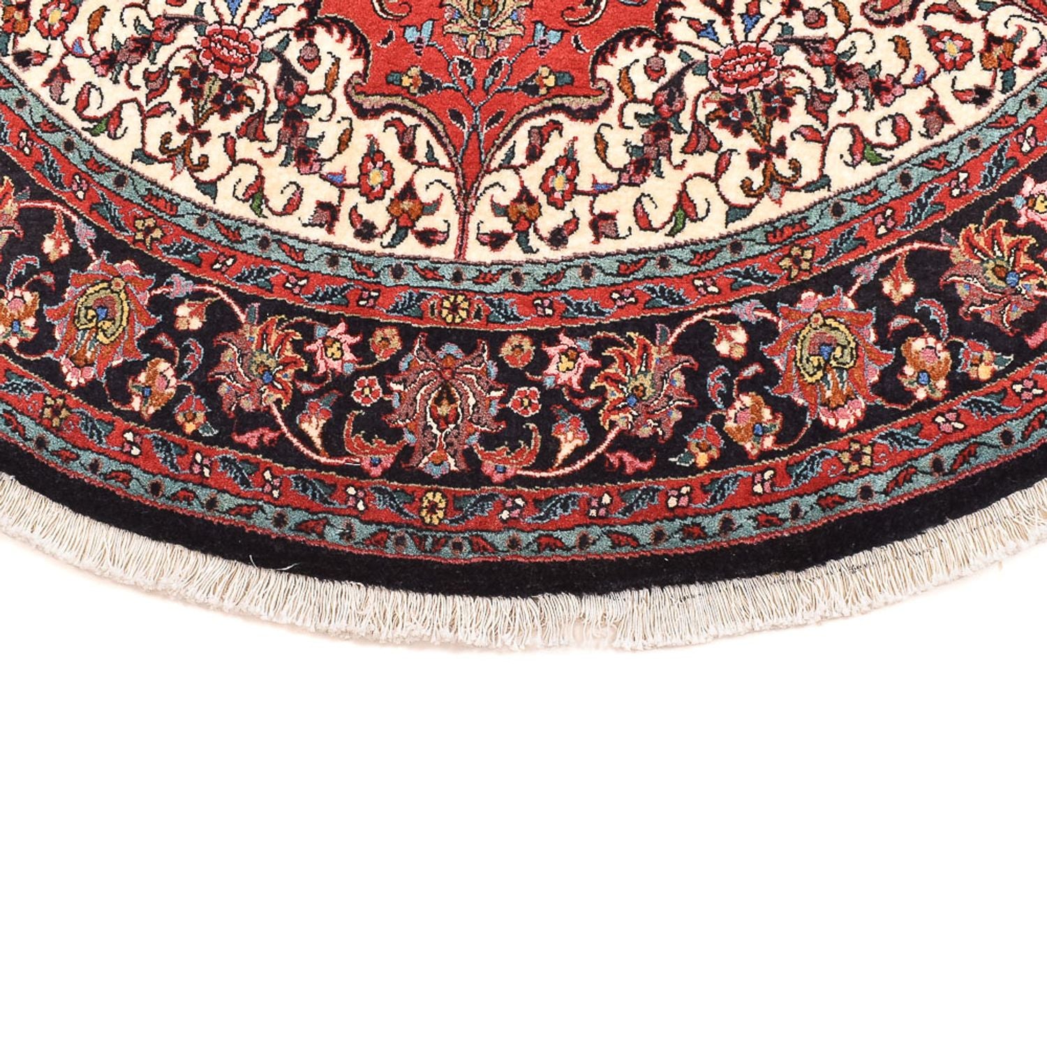 Alfombra persa - Bidjar redondo  - 150 x 150 cm - rojo