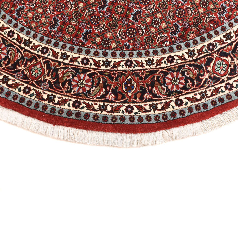Alfombra persa - Bidjar redondo  - 150 x 150 cm - rojo oscuro
