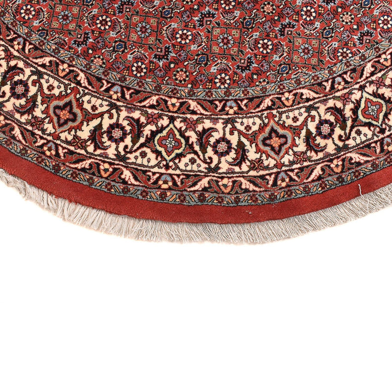 Alfombra persa - Bidjar redondo  - 170 x 170 cm - rojo oscuro