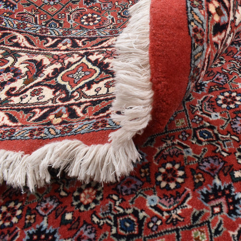 Alfombra persa - Bidjar redondo  - 170 x 170 cm - rojo oscuro