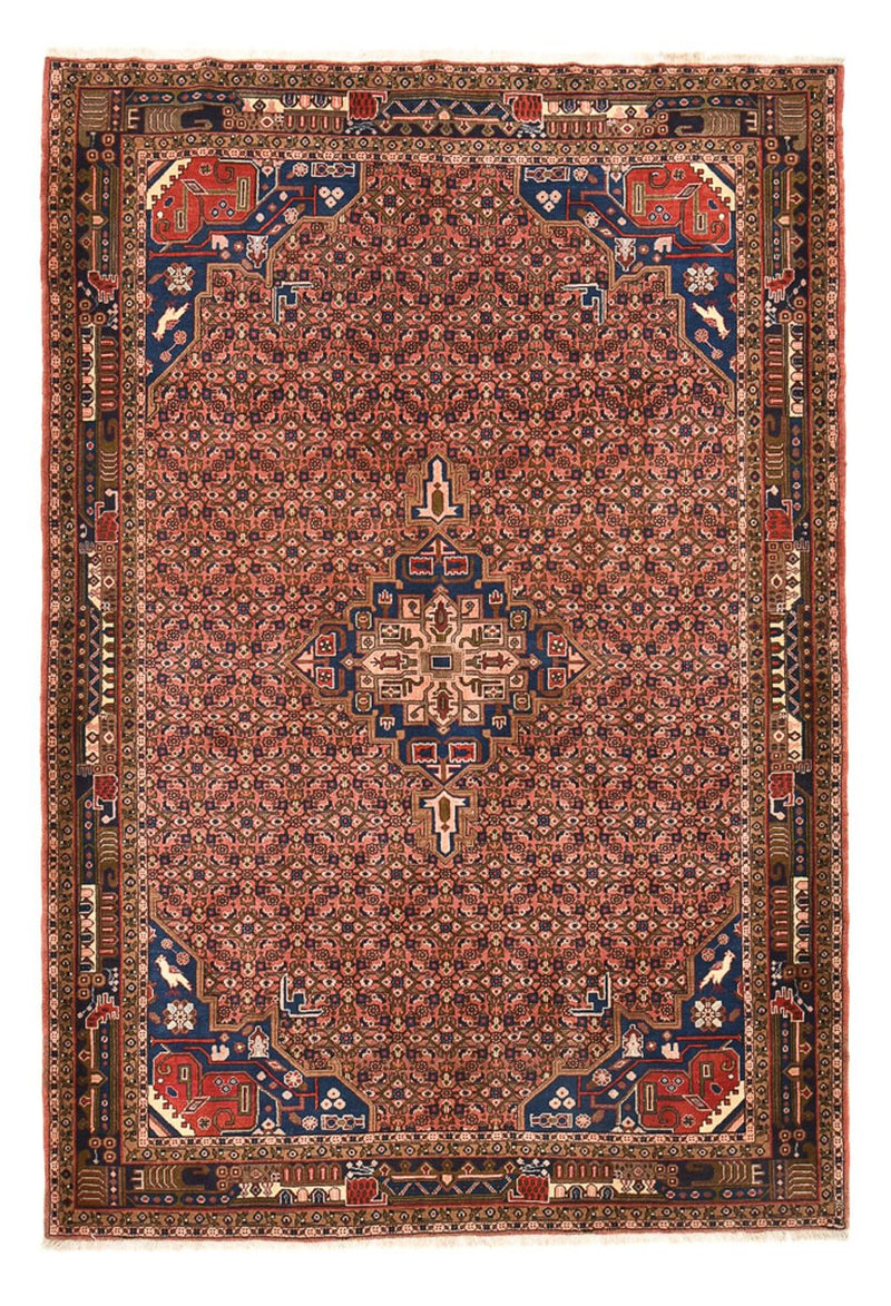 Alfombra persa - Nómada - 286 x 206 cm - rojo oscuro