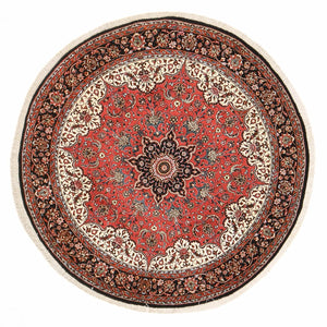 Alfombra persa - Bidjar redondo  - 150 x 150 cm - rojo