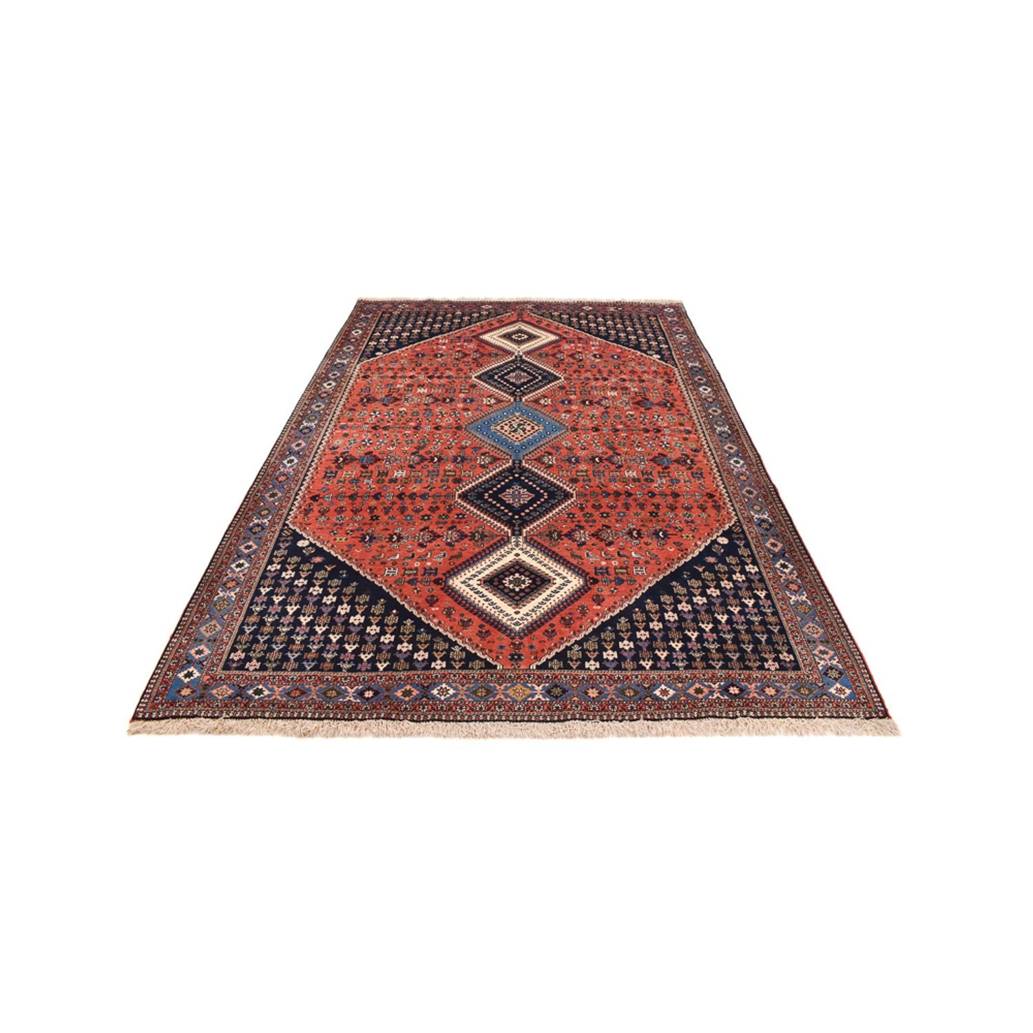 Alfombra persa - Nómada - 291 x 202 cm - naranja