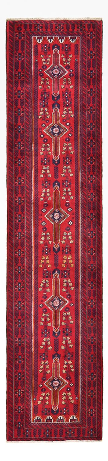 Alfombra de pasillo Alfombra Belutsch - 416 x 100 cm - rojo