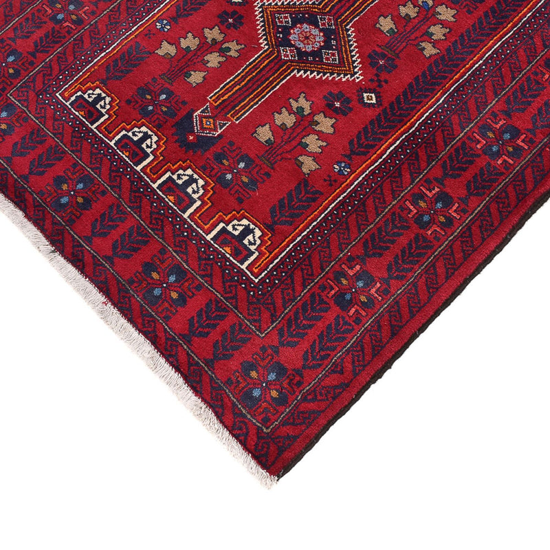 Alfombra de pasillo Alfombra Belutsch - 416 x 100 cm - rojo
