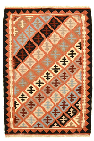 Alfombra Kelim - Oriental - 145 x 98 cm - multicolor