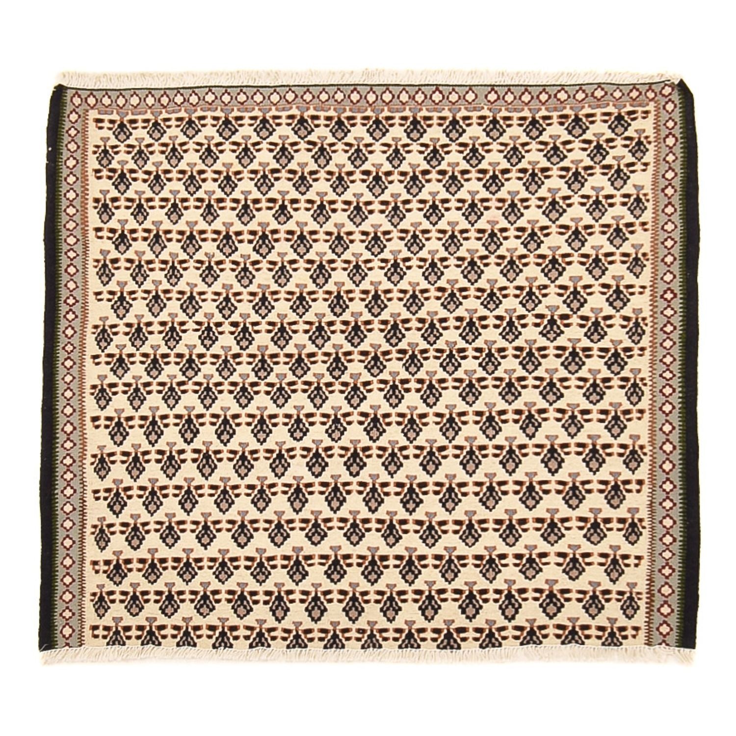 Alfombra Kelim - Oriental - 85 x 82 cm - crema
