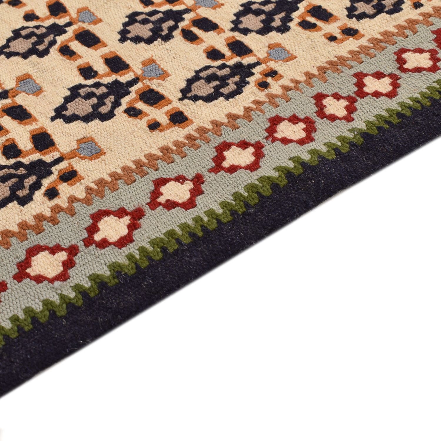 Alfombra Kelim - Oriental - 85 x 82 cm - crema