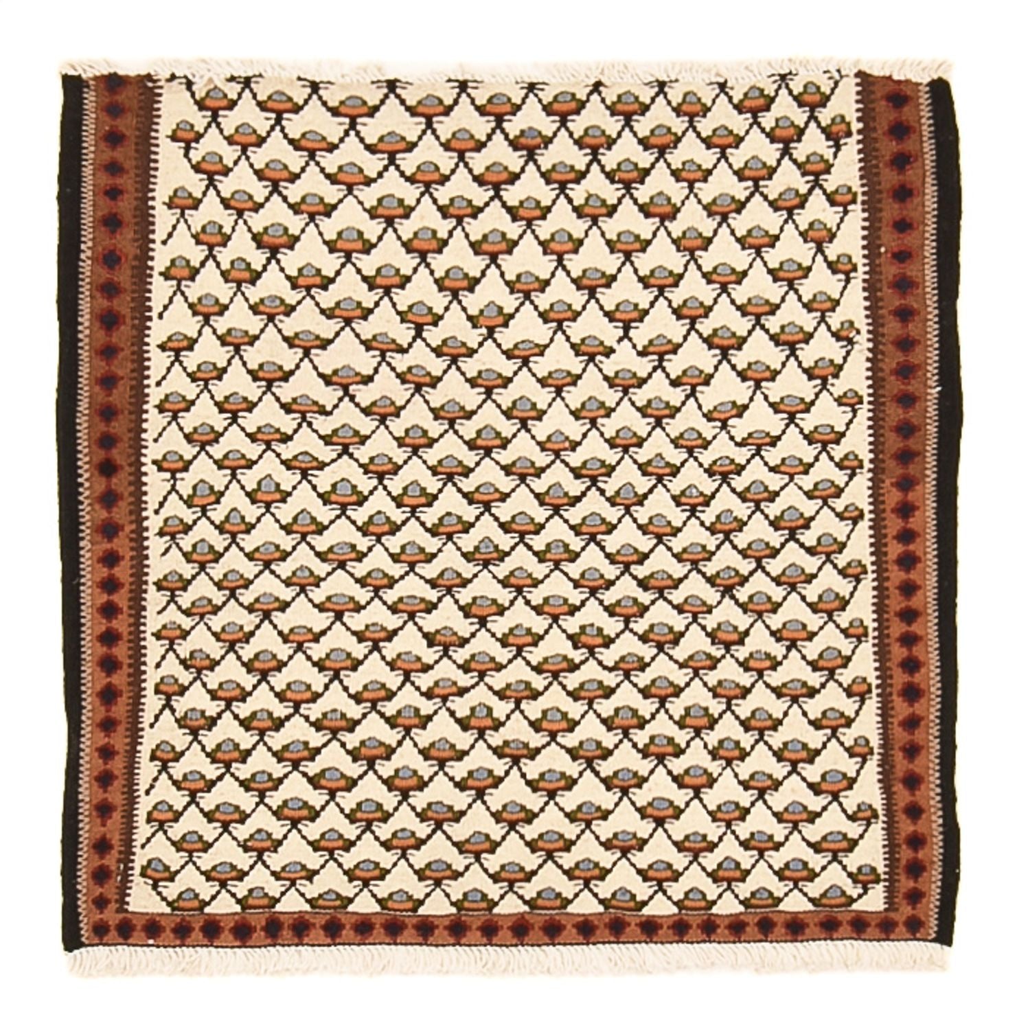 Alfombra Kelim - Oriental - 88 x 85 cm - crema