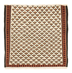 Alfombra Kelim - Oriental - 88 x 85 cm - crema