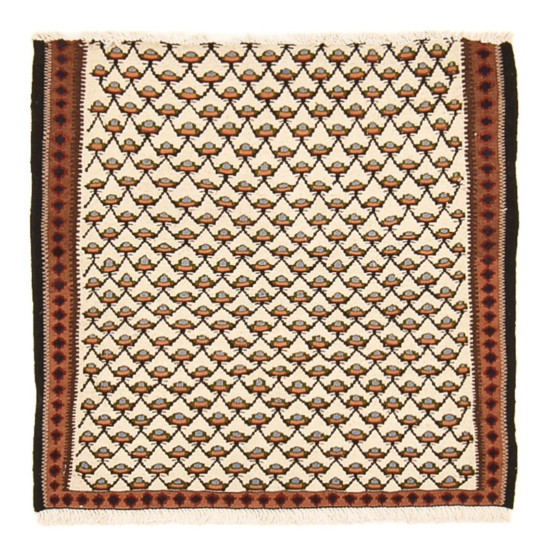 Alfombra Kelim - Oriental - 88 x 85 cm - crema