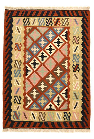 Alfombra Kelim - Oriental - 140 x 104 cm - multicolor