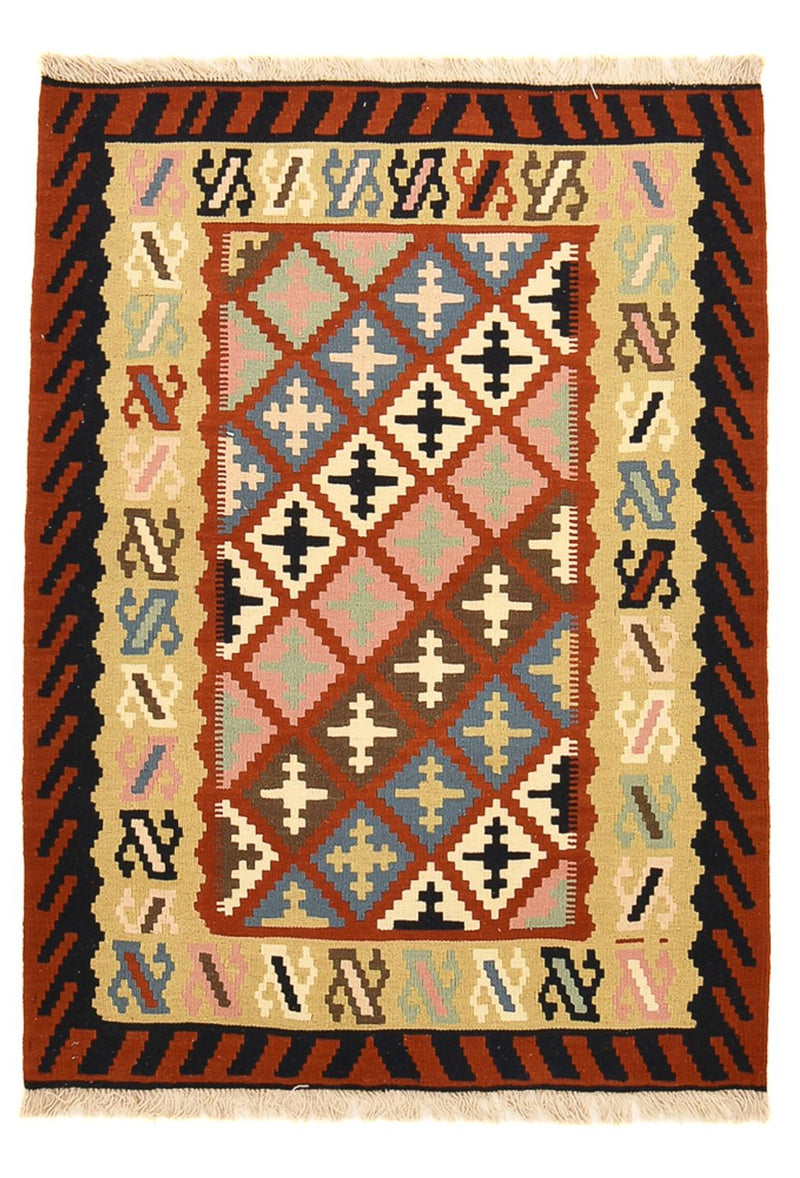 Alfombra Kelim - Oriental - 140 x 104 cm - multicolor