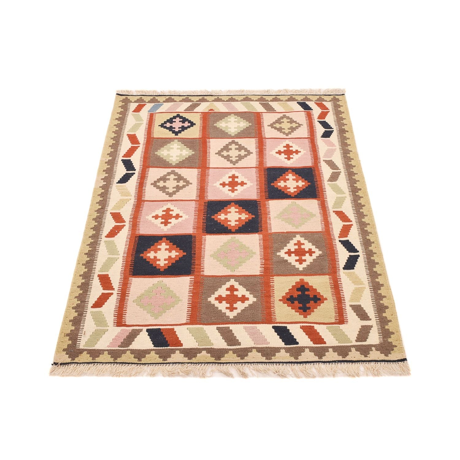 Alfombra Kelim - Oriental - 146 x 100 cm - multicolor