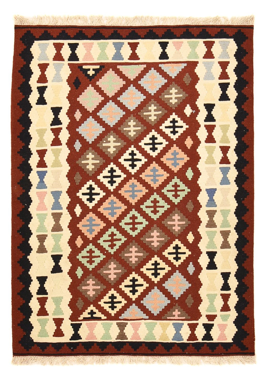 Alfombra Kelim - Oriental - 148 x 110 cm - multicolor